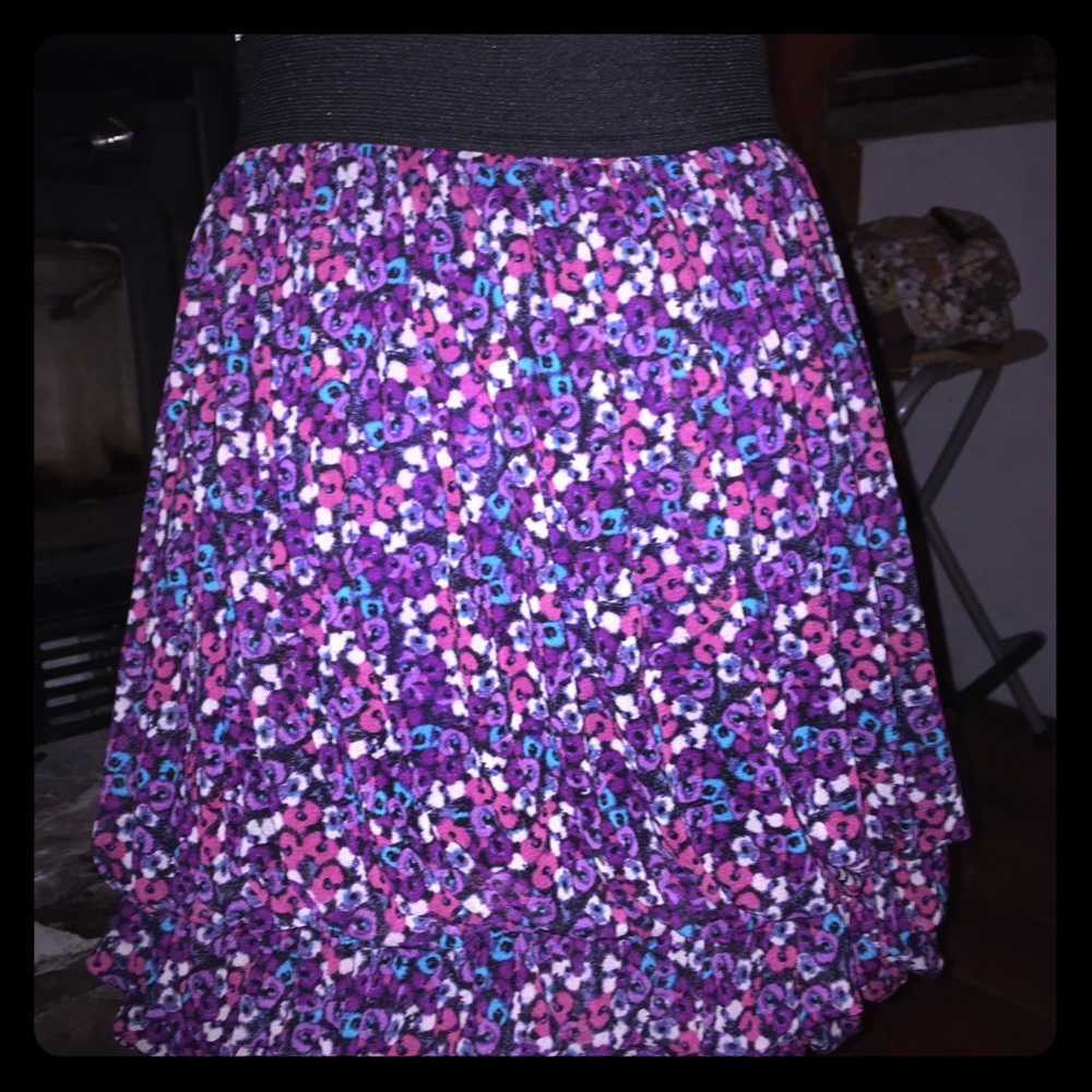 Floral Express party skirt